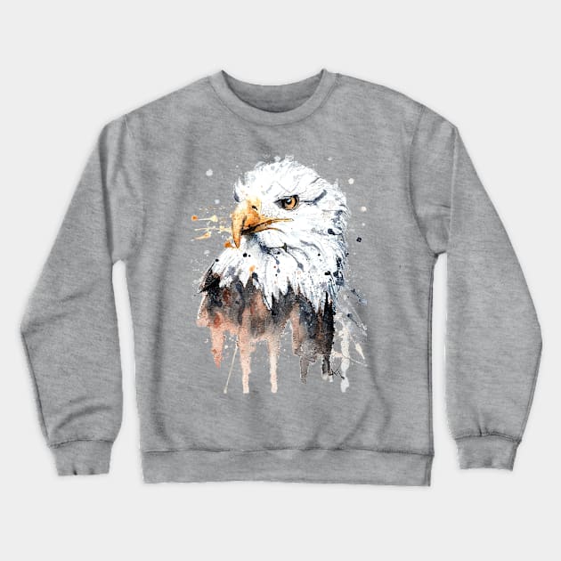 Bald eagle Crewneck Sweatshirt by Andraws Art